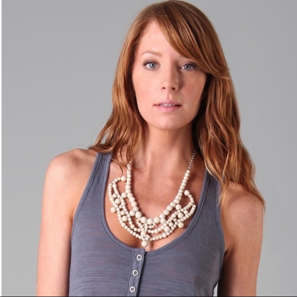 Adia Kibur Beaded Bib Necklace